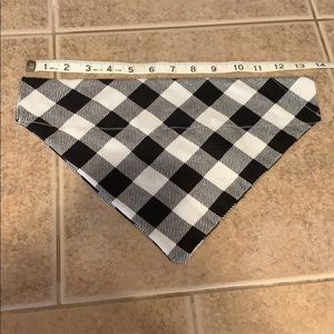 Flannel dog collar bandana